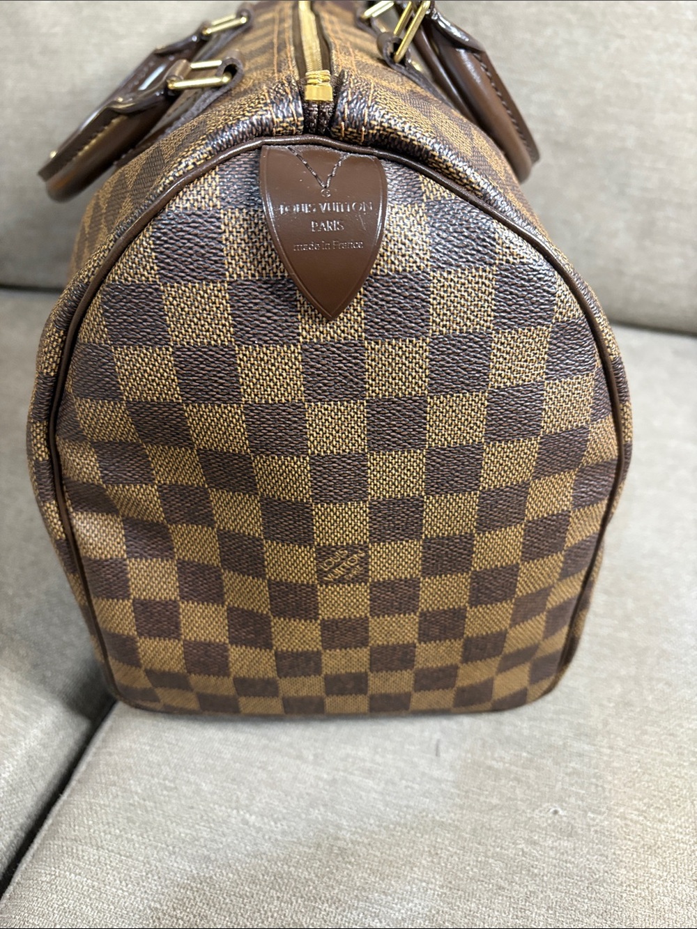 Louis Vuitton Damier Ebene Speedy 35 Authentic - Picture 7 of 16
